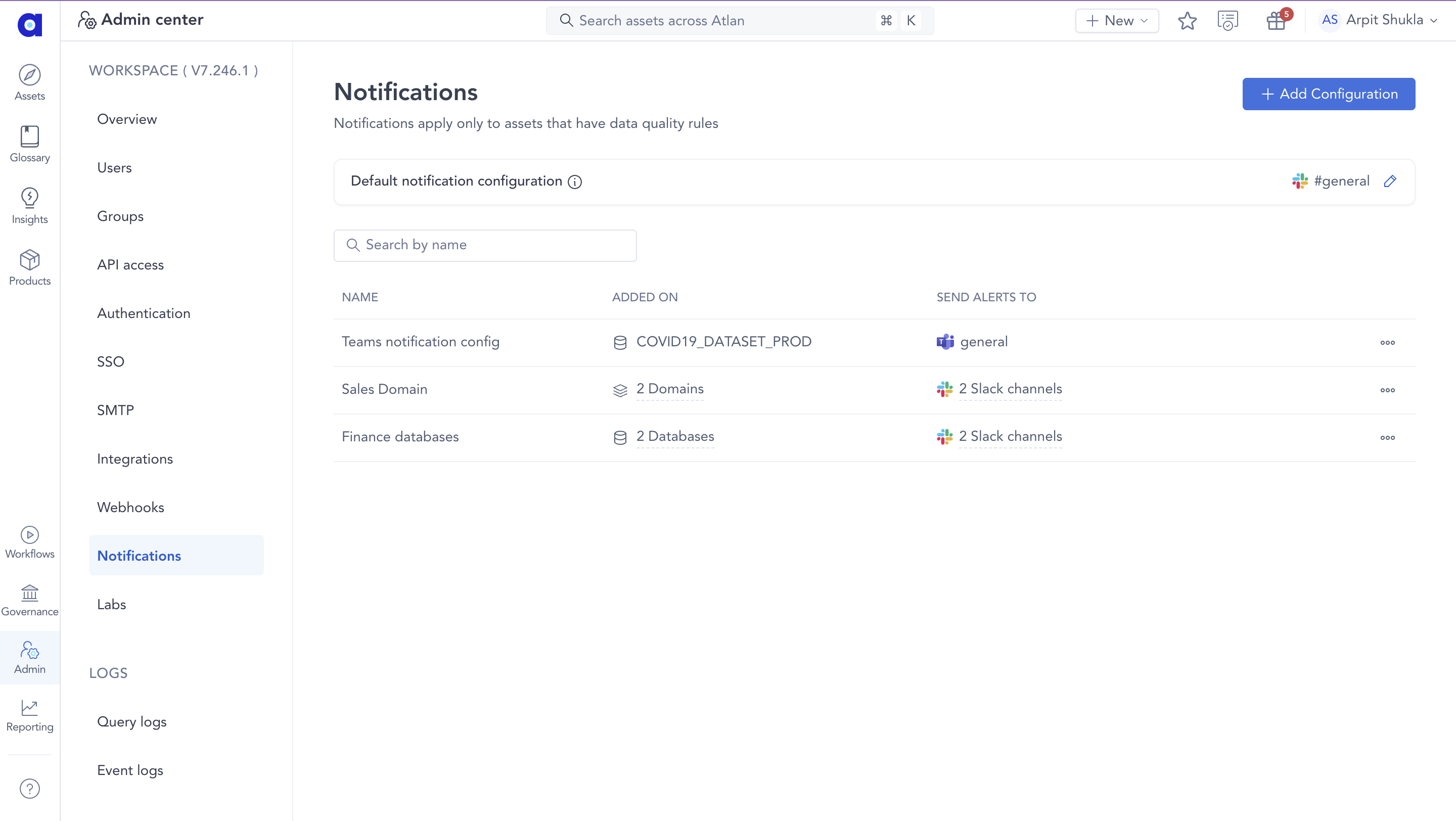 Notification routing